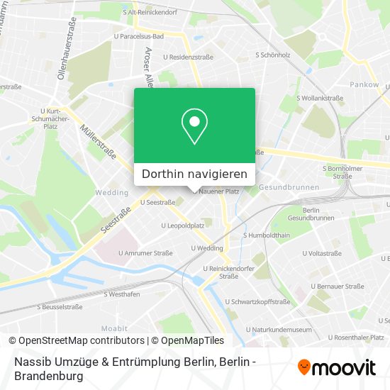 Nassib Umzüge & Entrümplung Berlin Karte