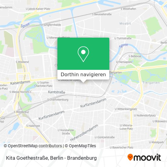 Kita Goethestraße Karte