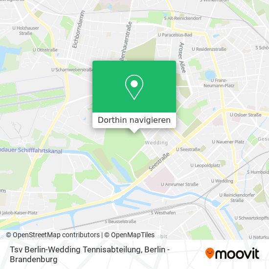 Tsv Berlin-Wedding Tennisabteilung Karte
