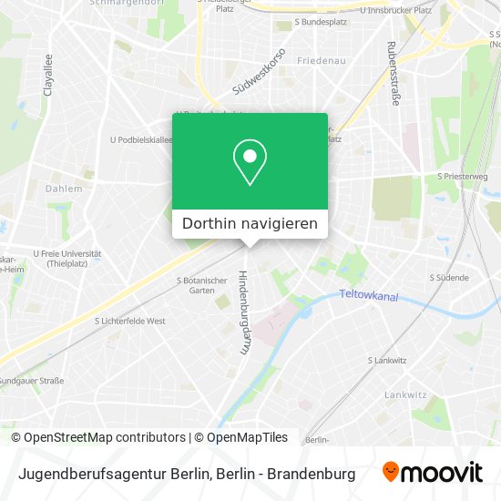 Jugendberufsagentur Berlin Karte