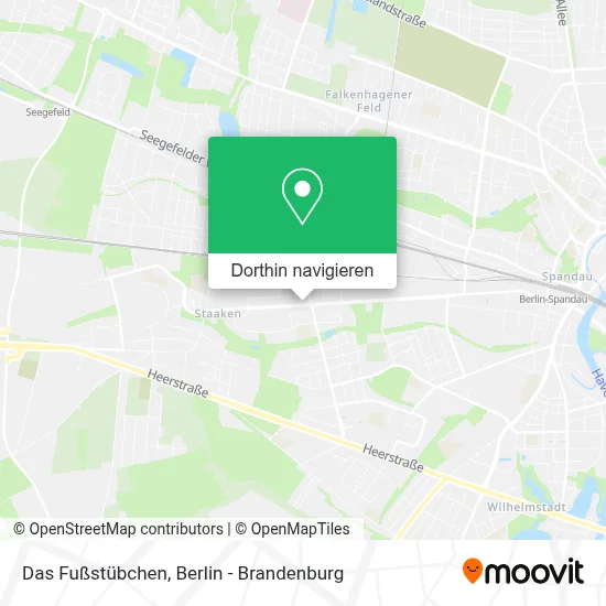 Das Fußstübchen Karte