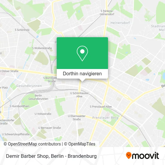 Demir Barber Shop Karte