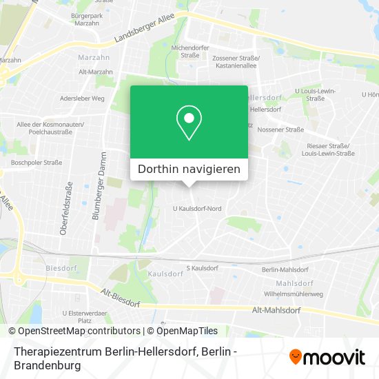 Therapiezentrum Berlin-Hellersdorf Karte