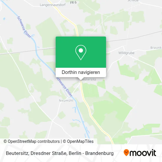 Beutersitz, Dresdner Straße Karte