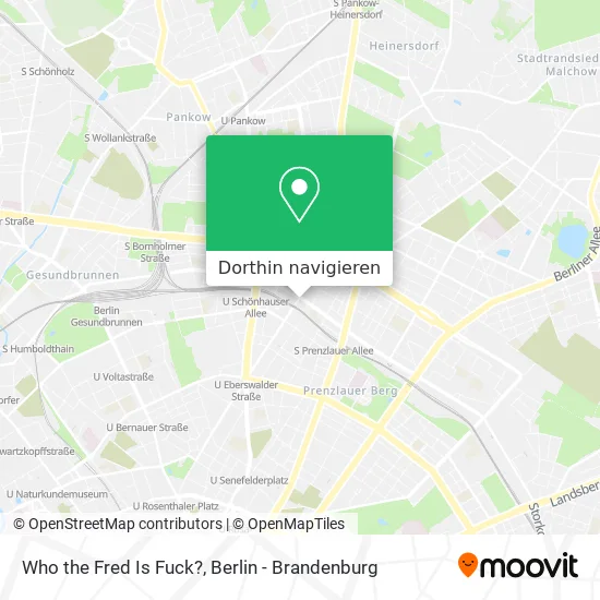 Who the Fred Is Fuck? Karte