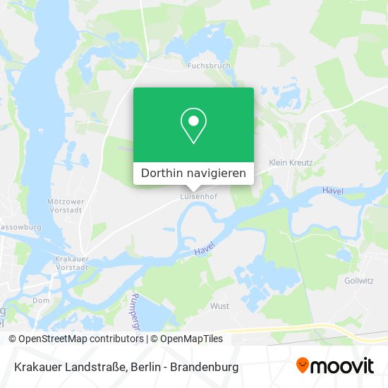 Krakauer Landstraße Karte