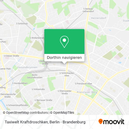 Taxiwelt Kraftdroschken Karte