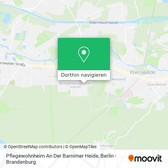 Pflegewohnheim An Der Barnimer Heide Karte