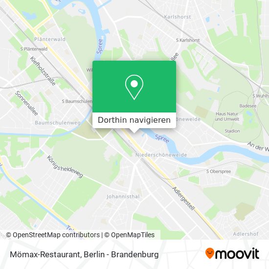 Mömax-Restaurant Karte