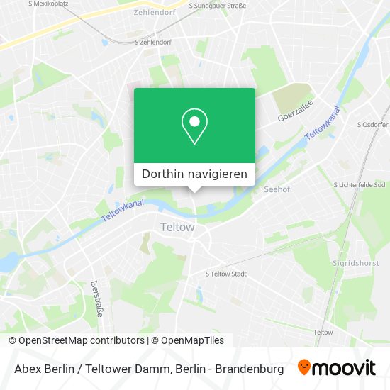 Abex Berlin / Teltower Damm Karte