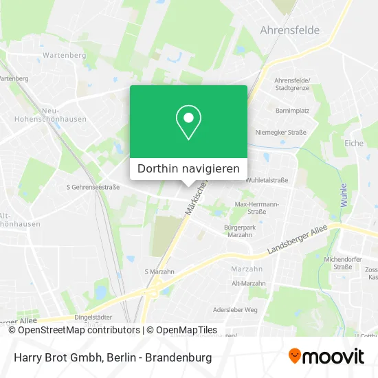 Harry Brot Gmbh Karte