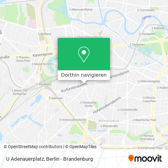 U Adenauerplatz Karte