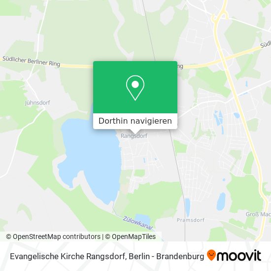 Evangelische Kirche Rangsdorf Karte