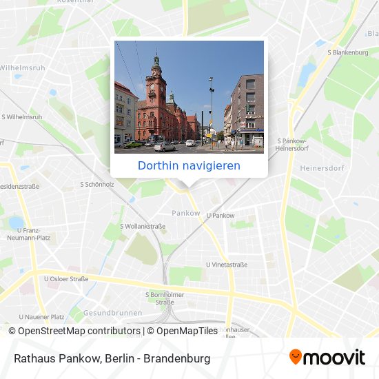 Rathaus Pankow Karte