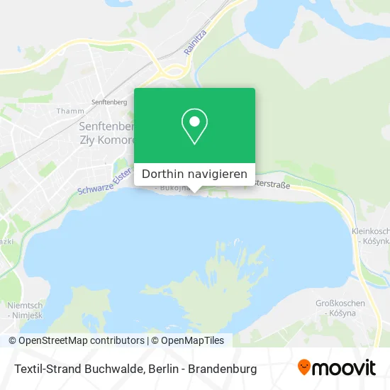 Textil-Strand Buchwalde Karte