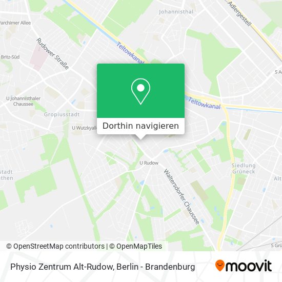 Physio Zentrum Alt-Rudow Karte