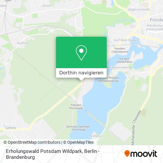 Erholungswald Potsdam Wildpark Karte
