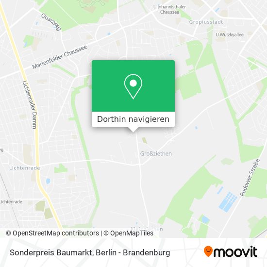 Sonderpreis Baumarkt Karte