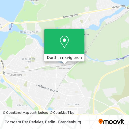 Potsdam Per Pedales Karte