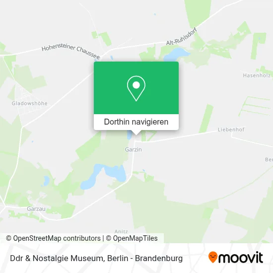 Ddr & Nostalgie Museum Karte