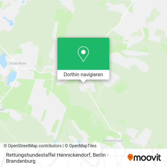 Rettungshundestaffel Hennickendorf Karte