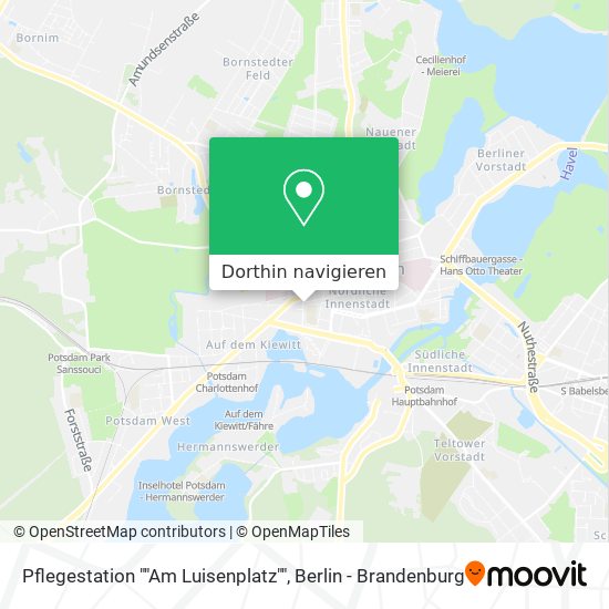 Pflegestation ""Am Luisenplatz"" Karte
