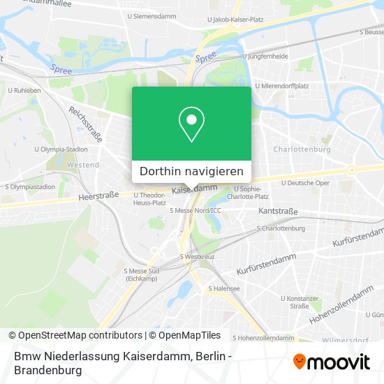 Bmw Niederlassung Kaiserdamm Karte