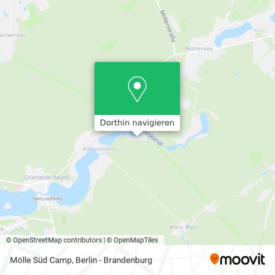 Mölle Süd Camp Karte