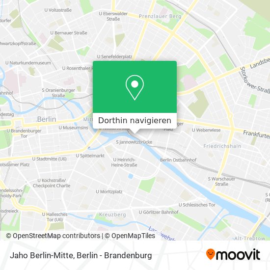 Jaho Berlin-Mitte Karte
