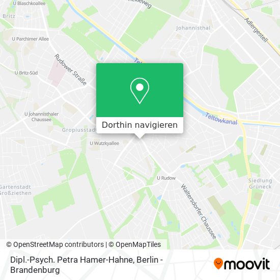 Dipl.-Psych. Petra Hamer-Hahne Karte