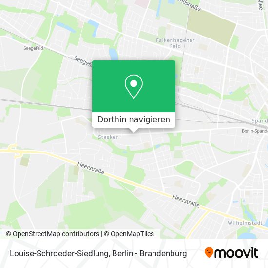 Louise-Schroeder-Siedlung Karte