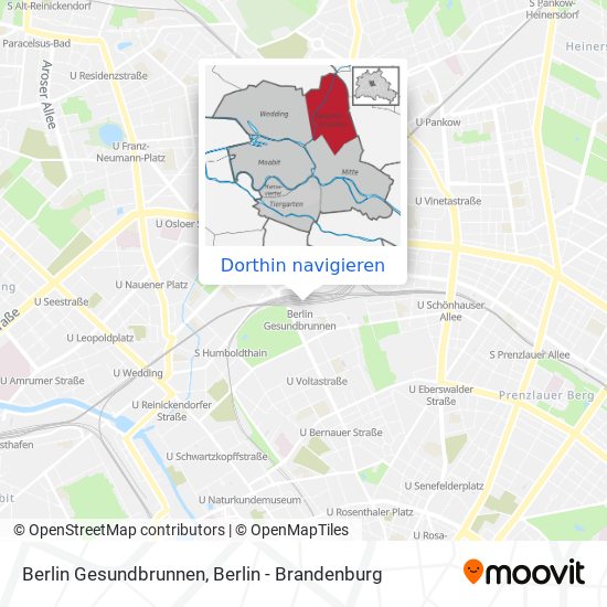 Berlin Gesundbrunnen Karte