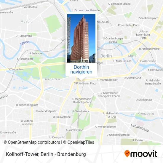 Kollhoff-Tower Karte