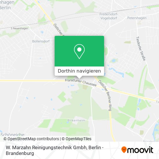 W. Marzahn Reinigungstechnik Gmbh Karte