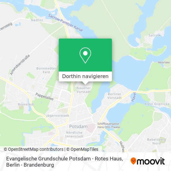 Evangelische Grundschule Potsdam - Rotes Haus Karte