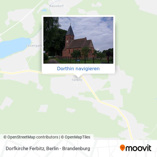 Dorfkirche Ferbitz Karte