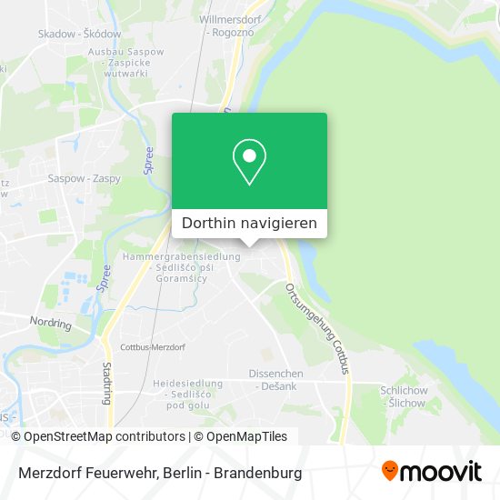 Merzdorf Feuerwehr Karte