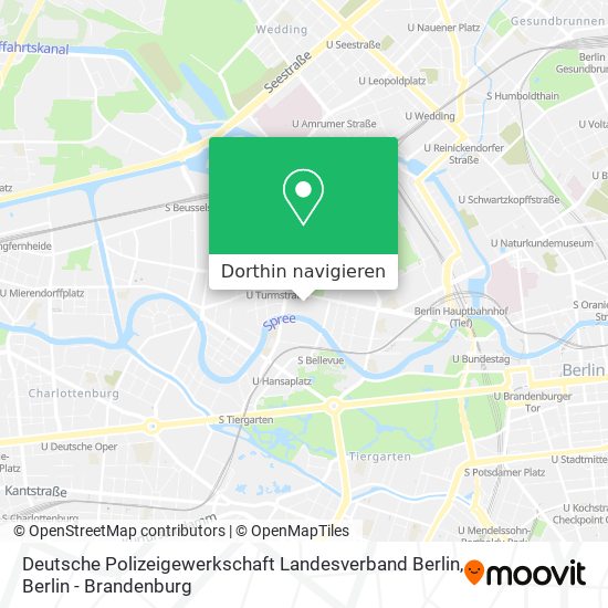 Deutsche Polizeigewerkschaft Landesverband Berlin Karte