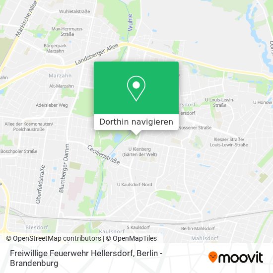 Freiwillige Feuerwehr Hellersdorf Karte