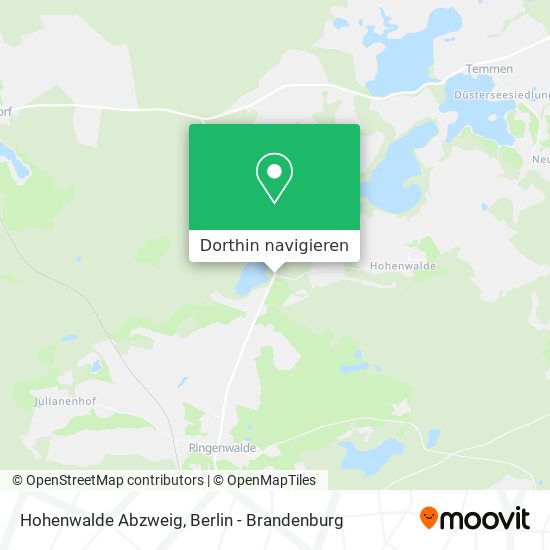 Hohenwalde Abzweig Karte