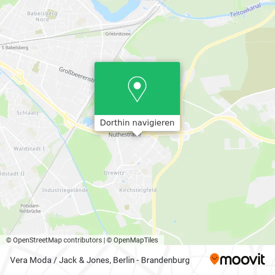 Vera Moda / Jack & Jones Karte