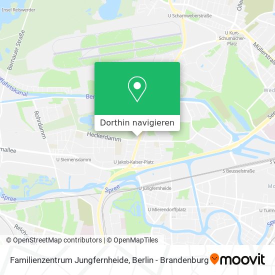 Familienzentrum Jungfernheide Karte