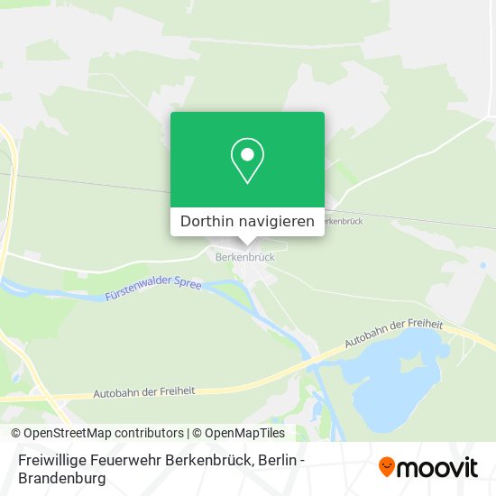 Freiwillige Feuerwehr Berkenbrück Karte