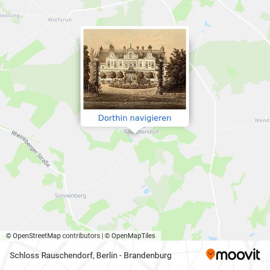 Schloss Rauschendorf Karte