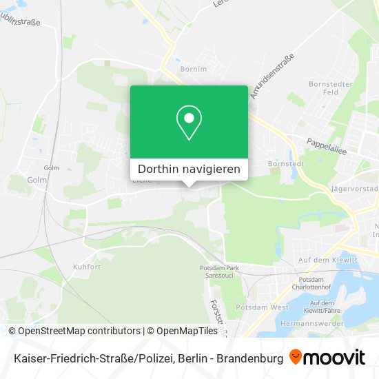 Kaiser-Friedrich-Straße / Polizei Karte