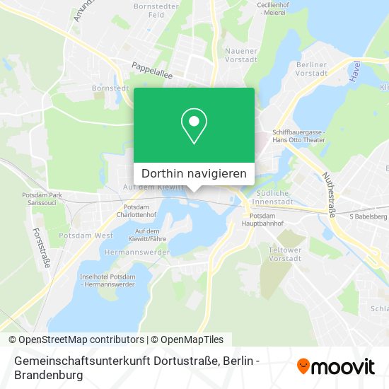 Gemeinschaftsunterkunft Dortustraße Karte