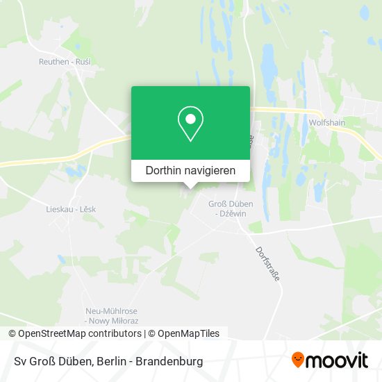 Sv Groß Düben Karte