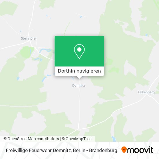 Freiwillige Feuerwehr Demnitz Karte
