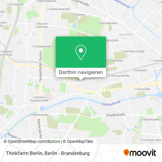 Thinkfarm Berlin Karte