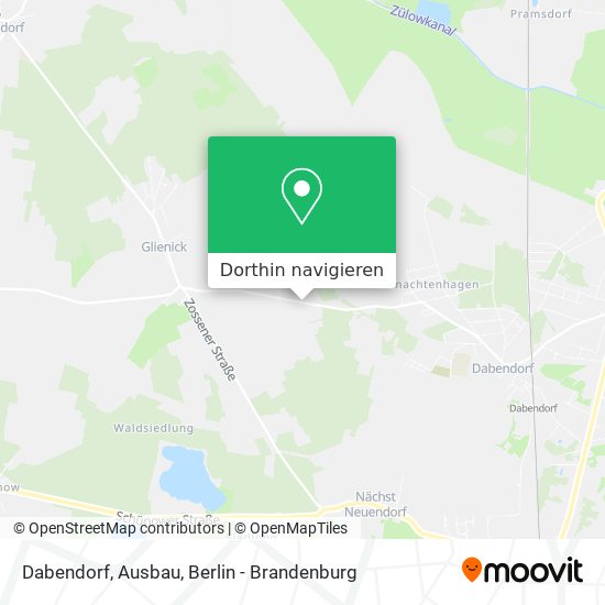 Dabendorf, Ausbau Karte